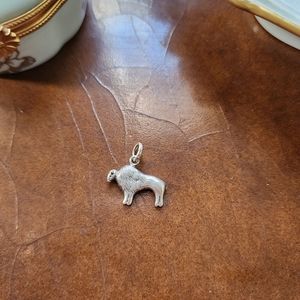 Sterling Bison Charm/Pendant